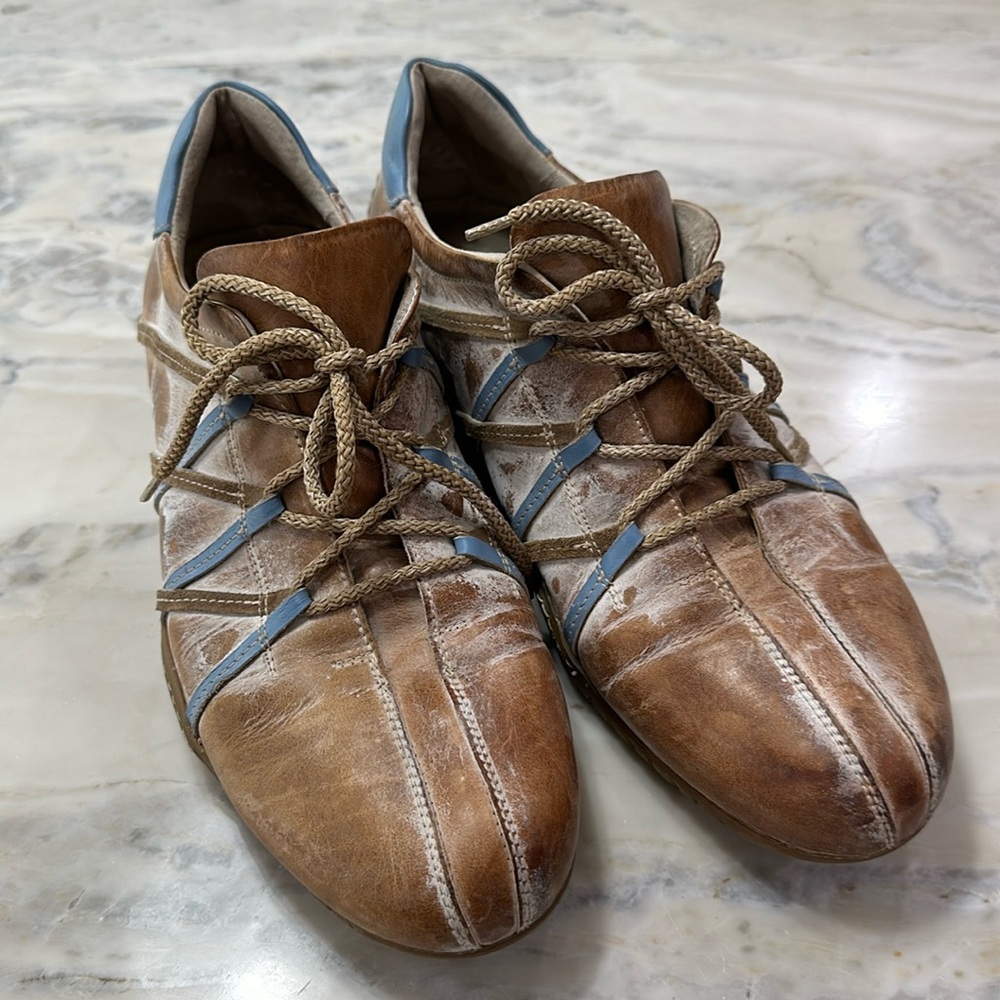 Walter Schuhe from Switzerland Men’s Leather Sneaker Style Casual Shoes